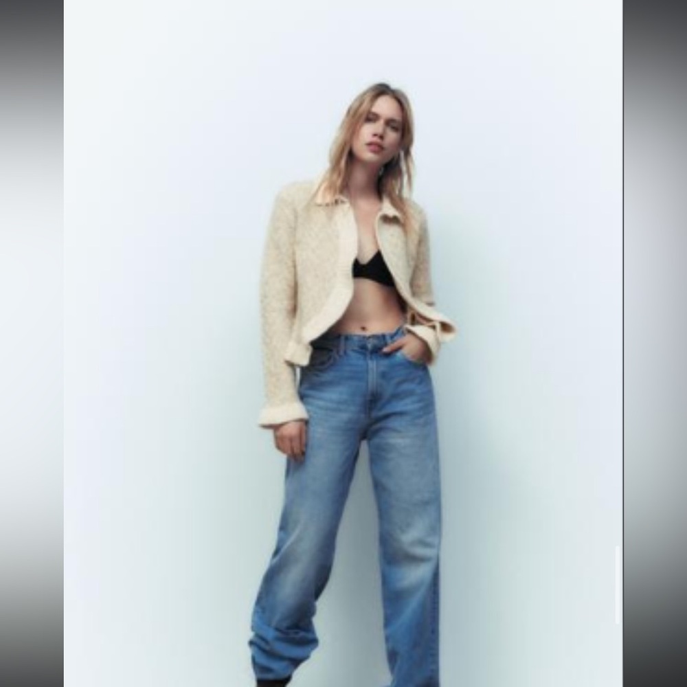 Zara OPEN-KNIT SWEATER